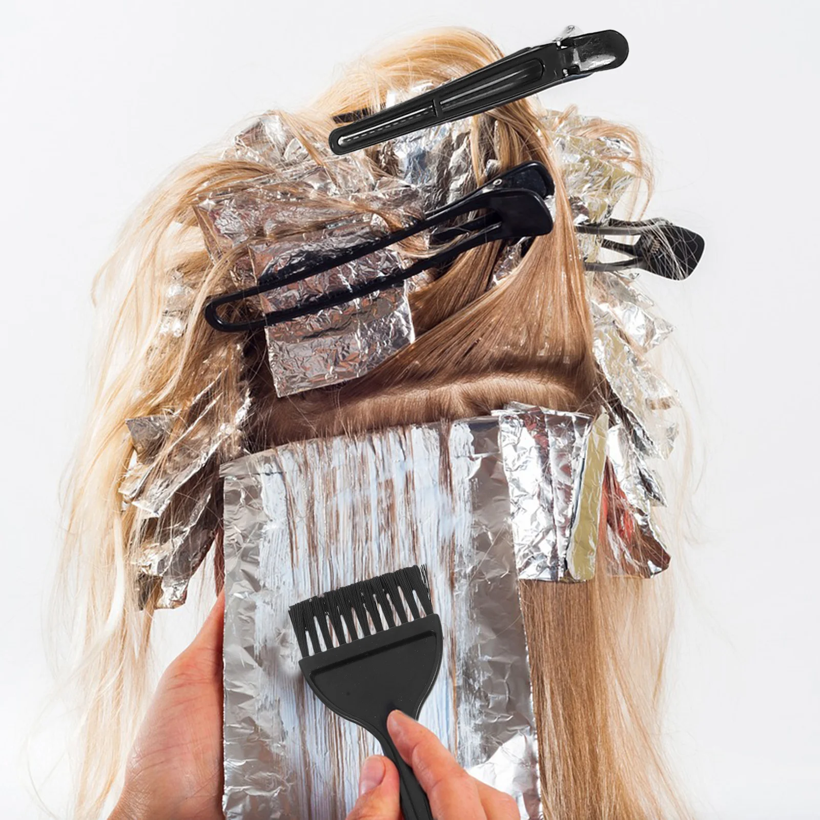 

1 set 1 Dye Kit Complete Tools Set For Coloring Bleaching Includes Bowl Brush Gloves Cape Salon Home Use Dyeing Accessories