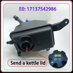 17137542986 Coolant Reservoir Expansion Tank w/ Cap & Sensor for BMW E60 525i 528i 535 645Ci