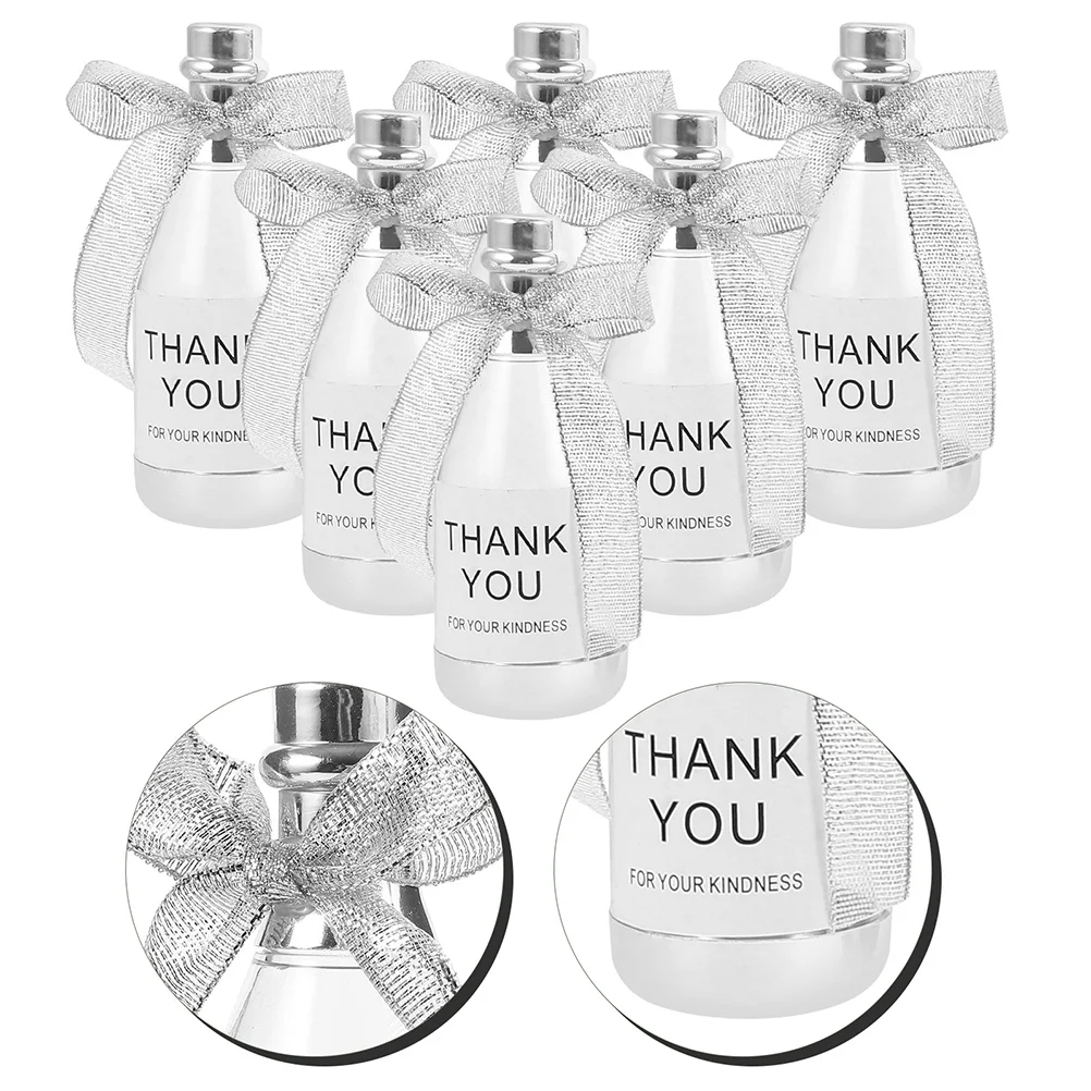 

12Pcs Transparent Wine Bottle Candy Boxes Creative Mini Candy Containers Party Favors Wedding Presents for Guests