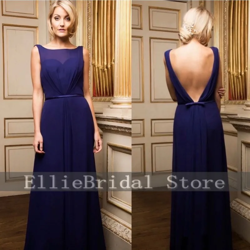 Simple A Line Mother of the Bride Dresses Backless GracefulWedding Party Dress For Women robes invitée mariage Customized