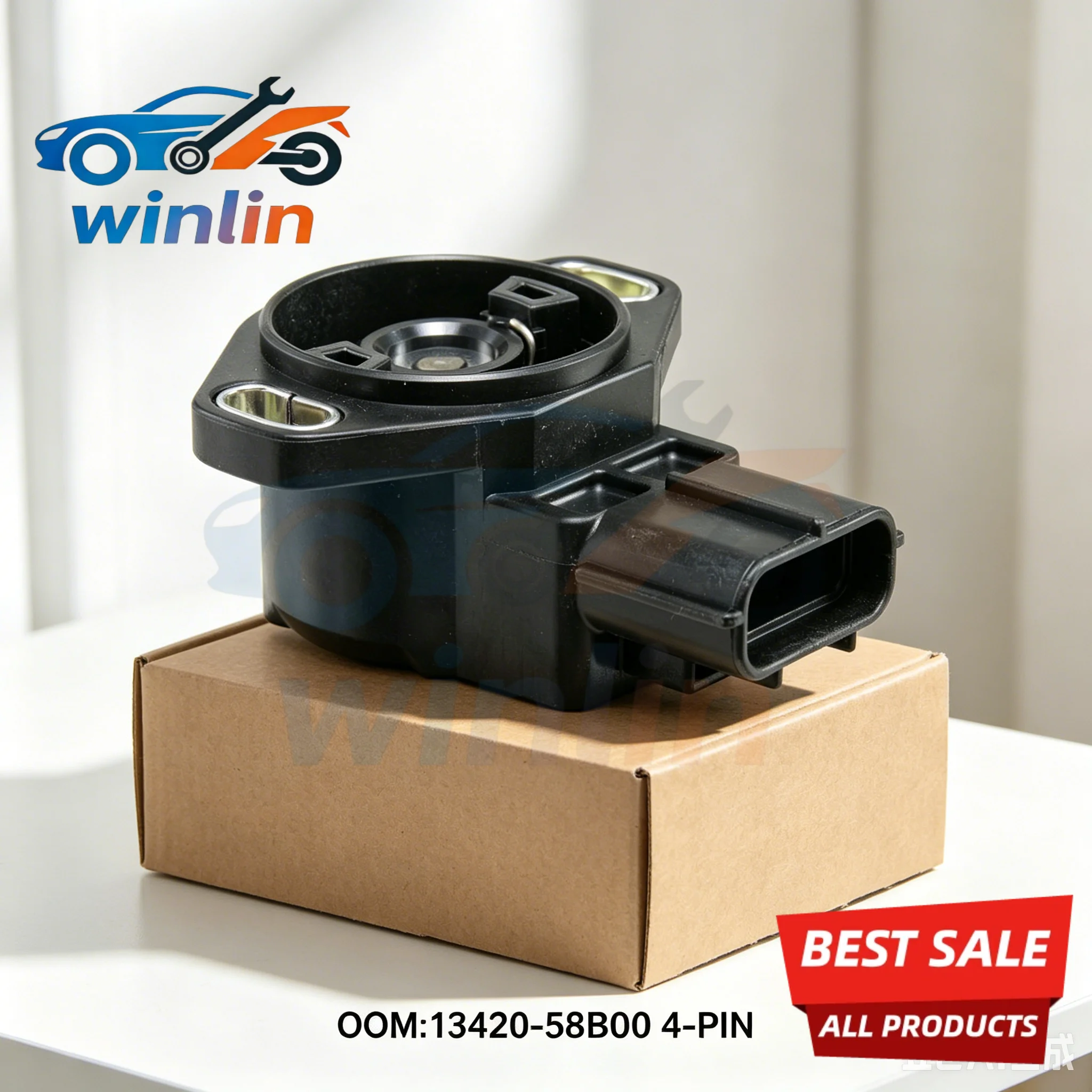 13420-58B00 Accelerator Throttle Position Sensor TPS for Suzuki Sidekick 1992-1998 Geo Tracker 1.6L 1989-1998 - view 4