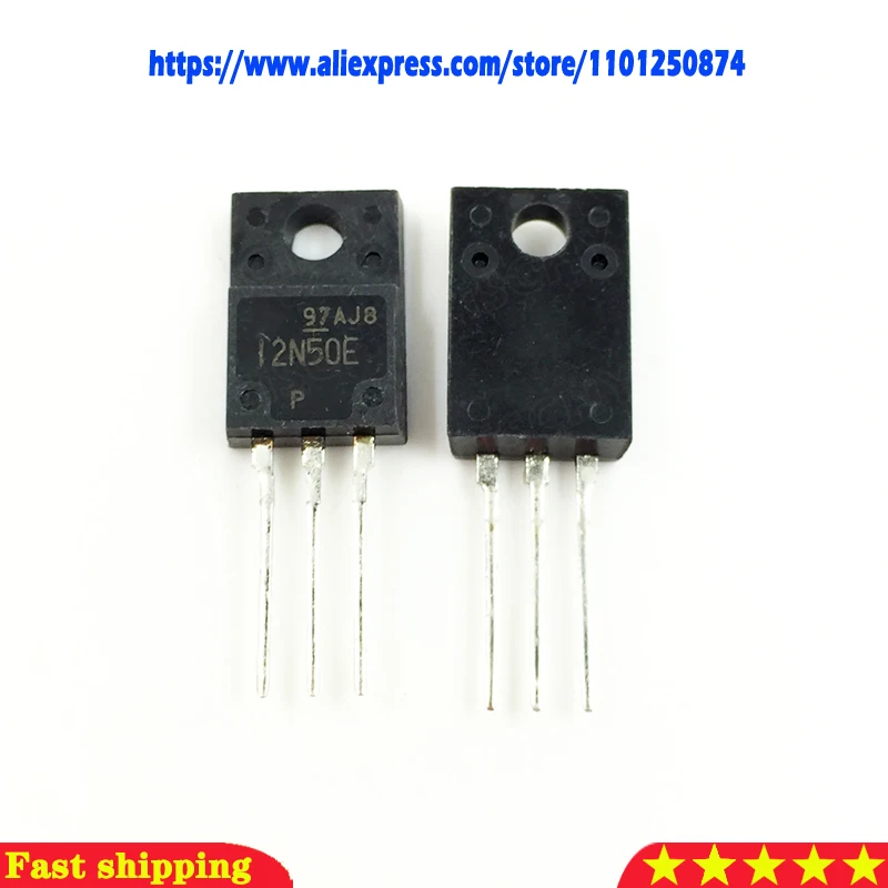 10pcs/lot FMV12N50E 12N50E TO220F In Stock