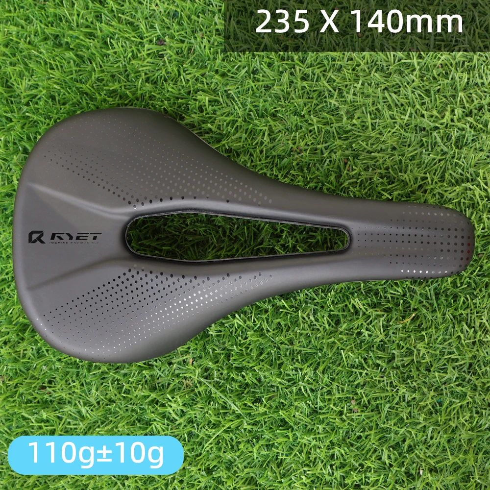 RYET 3D Gedruckt Carbon Fahrrad Sattel 140mm 143mm Superlight Road MTB Rennrad Sitz Sättel Kissen Radfahren sitzen Teile