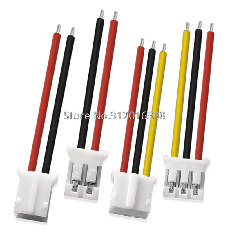 100MM 24AWG PHR 2.0MM wire harness 2P/3P/4P/5P/6P/7P/8 pin Single End Wire Harness cable pitch double head customization made