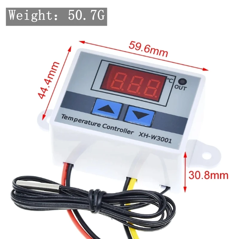 XH-W3001 microcomputer digital temperature controller temperature switch module temperature controller 10A 12V 24V 220V