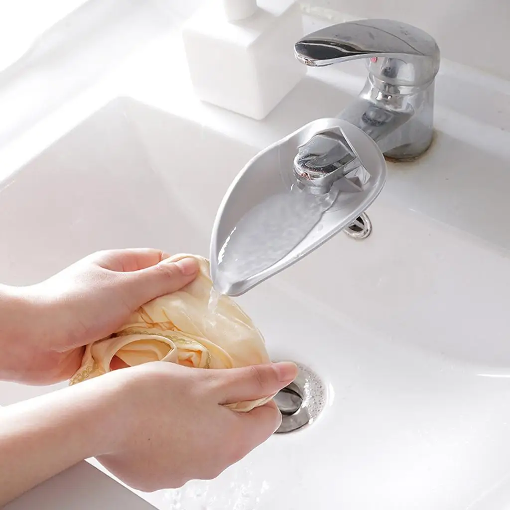

Faucet Extender for Toddlers PP Material Adjustable Water Guide Sink Spout Extension Baby Bathroom Accessory