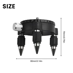 Measuring Tool Parts Level Adapter Meter Base 360-Degree Fine Adjustment Plastic Rotation Base New High Quality