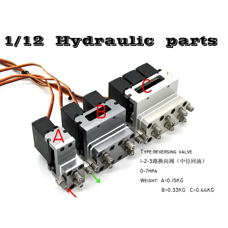 for J-16 Hydraulic Excavator Model Reversing Valve 4.6 Multi-way Large Valve 7MPA Medium Oil Return for Teaching Experiment