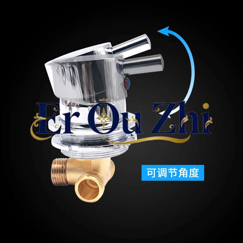 Shower Room Faucet Shower Screen Through Plate Mixing Valve Bath Room Faucet Switch Valve