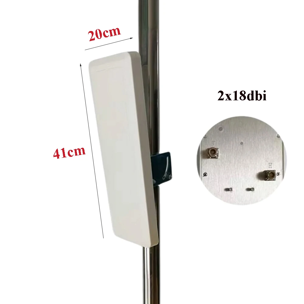 5G antenna boost your internet speed 5G dual polarity 2x18dbi for EU UK networks 3300-3800Mhz