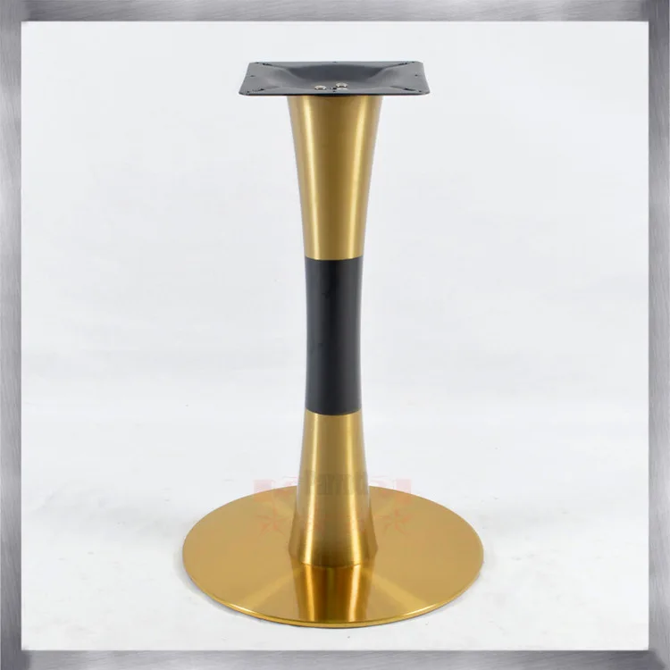 

stainless steel table foot titanium small waist negotiation table foot cafe hotel casual dining table legs