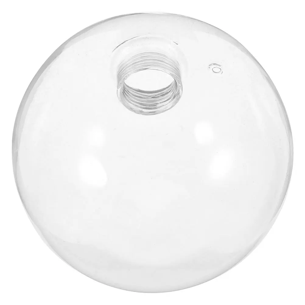 

G9 Threaded Glass Lampshade Clear Round Globe Elegant Pendant Light Cover Ceiling Fixture Replacement for Home Commercial Use