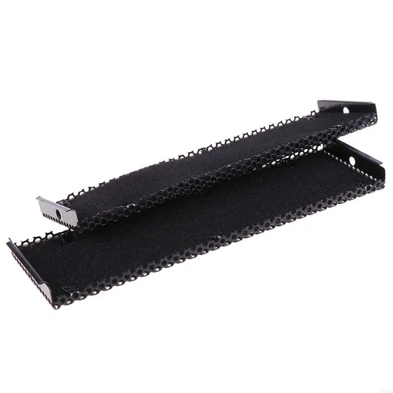 2pcs Optical Computer Chassis Front Panel Bracket Driver's Baffle with Dustproof Sponge 15.8x4.3cm