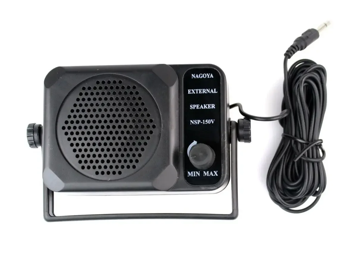 NSP-150V Mini Ham CB Radio altavoz externo para Yaesu Kenwood ICOM Motorola Radio móvil de coche Compatible con transceptor HF VHF UHF