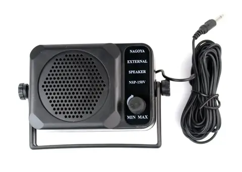 NSP-150V Mini Ham CB Radio External Speaker for Yaesu Kenwood ICOM Motorola Car Mobile Radio Compatible with HF VHF UHF Transcei