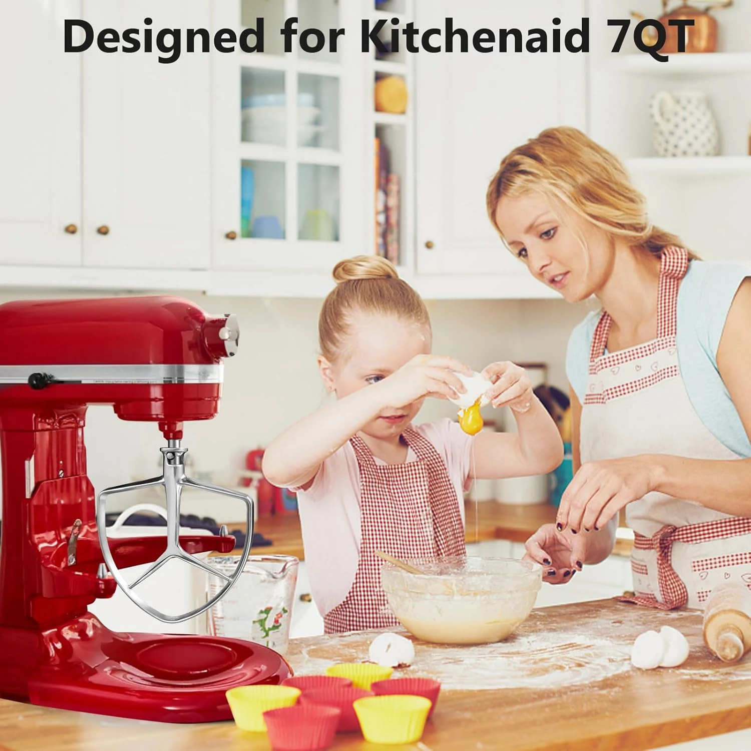 For Kitchenaid 7 quart mixer auxiliary attachment parts accessories stand mixer auxiliary paddle