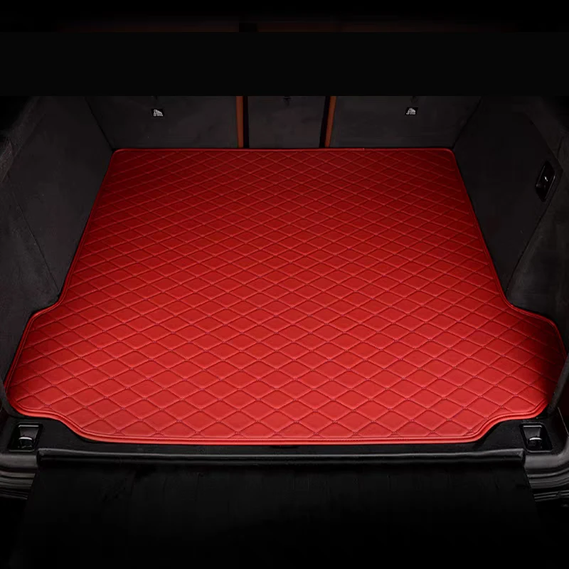 

Durable Custom Leather Colorful Car Trunk Boot Mat For Volkswagen VW ID7 2023 2024 2025 Auto Carpet Accessory Interior Parts