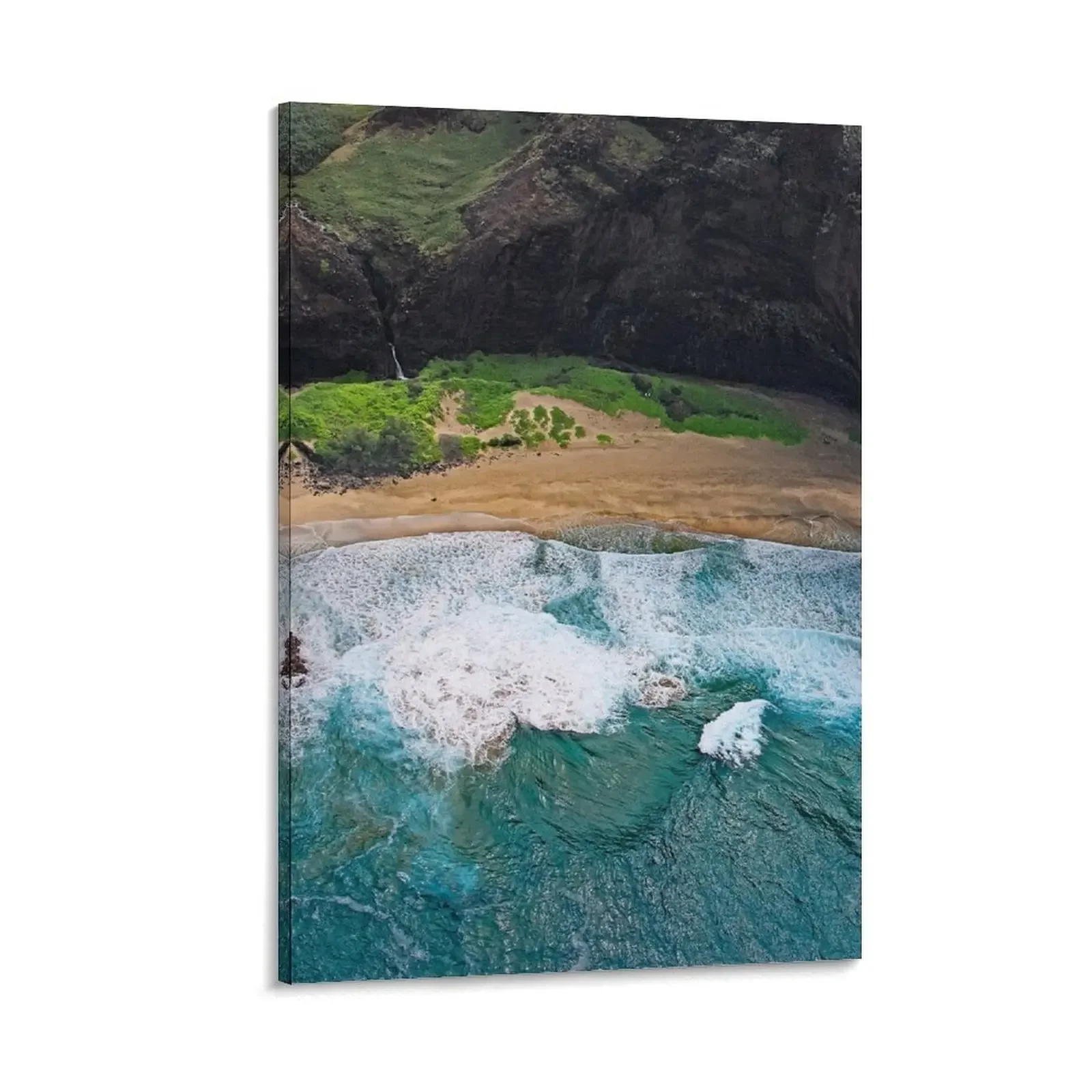 

Hawaii Island's Most Romantic Beach: Art Photo Canvas Painting modern home decoration art