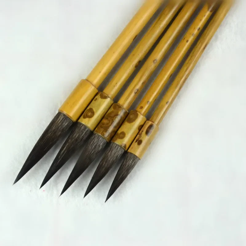 Chinese Painting Brush Pen Calligraphy Brushes Set Chinese Meticulous Landscape Painting Freehand Paint Mouse Whisker Brush