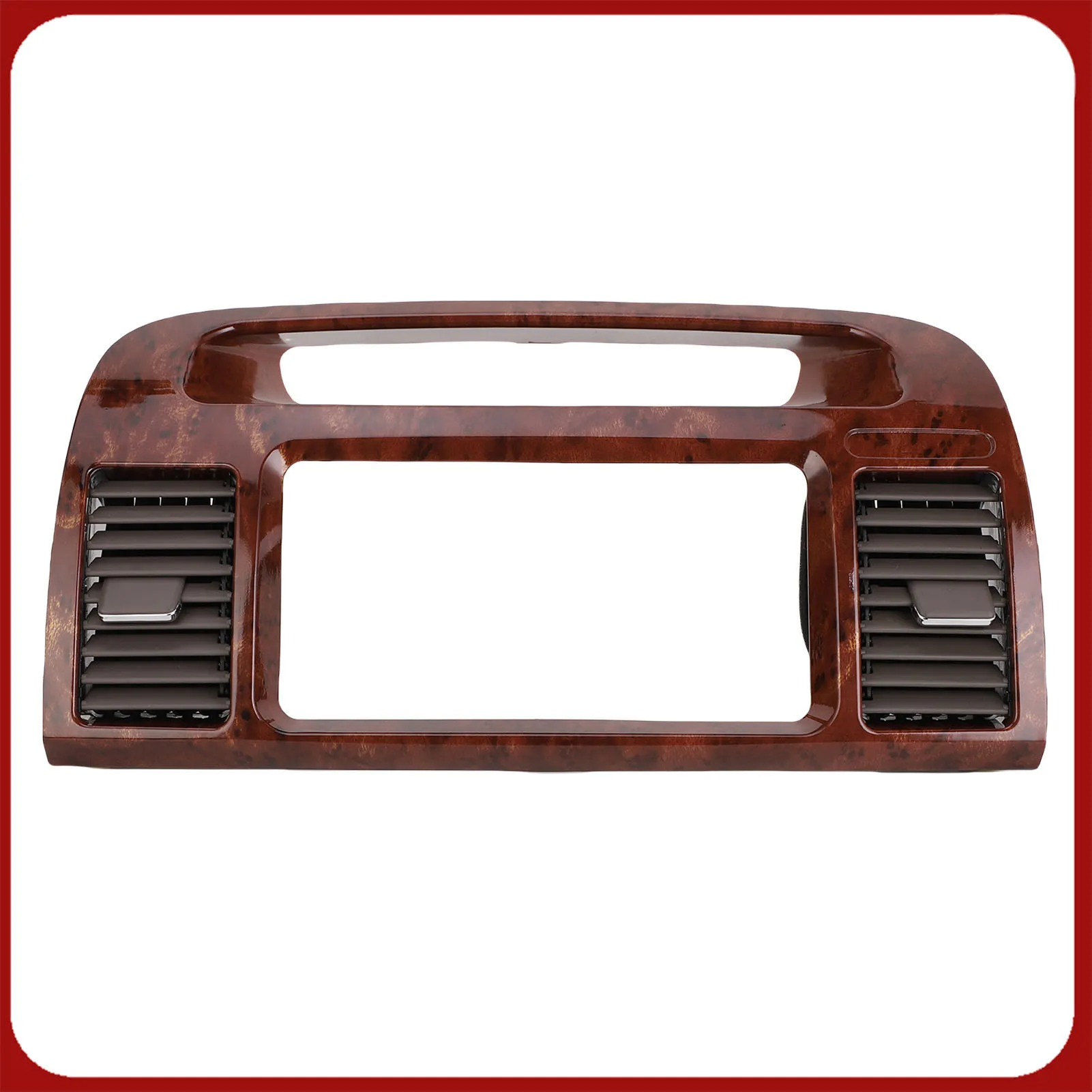 

Центральная панель воздуховыпускного отверстия приборной панели автомобиля, передняя рамка радиоприемника, панель вентиляционного отверстия переменного тока, замена рамки в сборе для Camry XV30 2001-2006