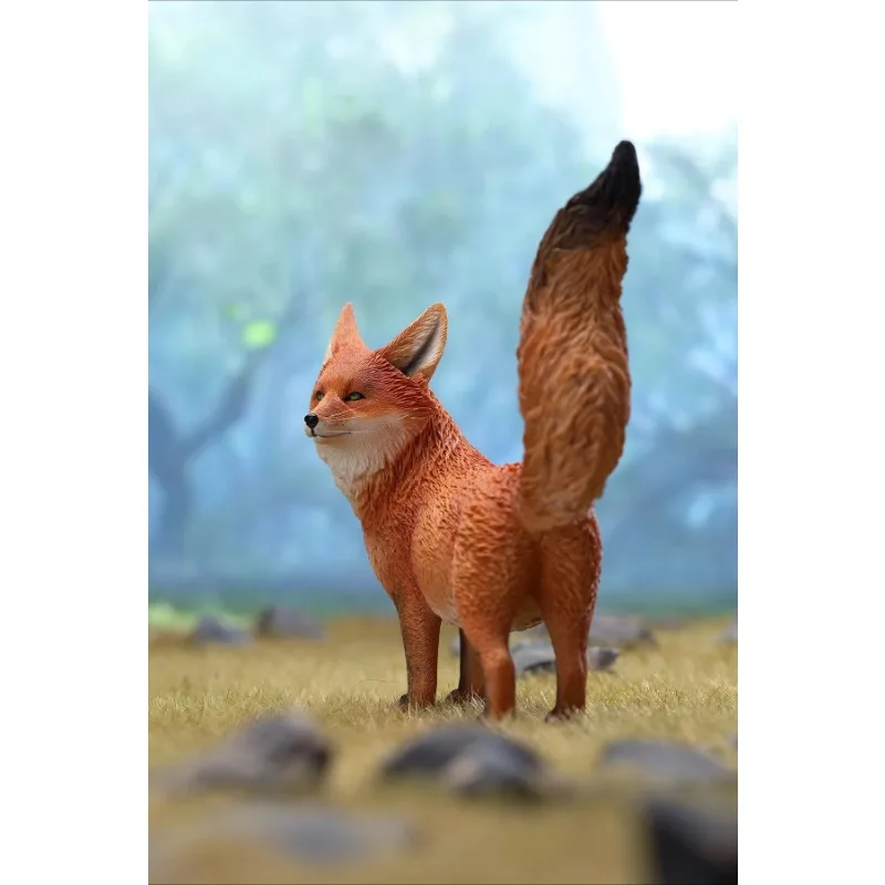 Jxk escala 1/6, múltiplas cores, animal de estimação fofo, mini espírito, raposa, modelo de raposa da moda para figuras de ação de 12 '', acessórios, ornamentos de carro