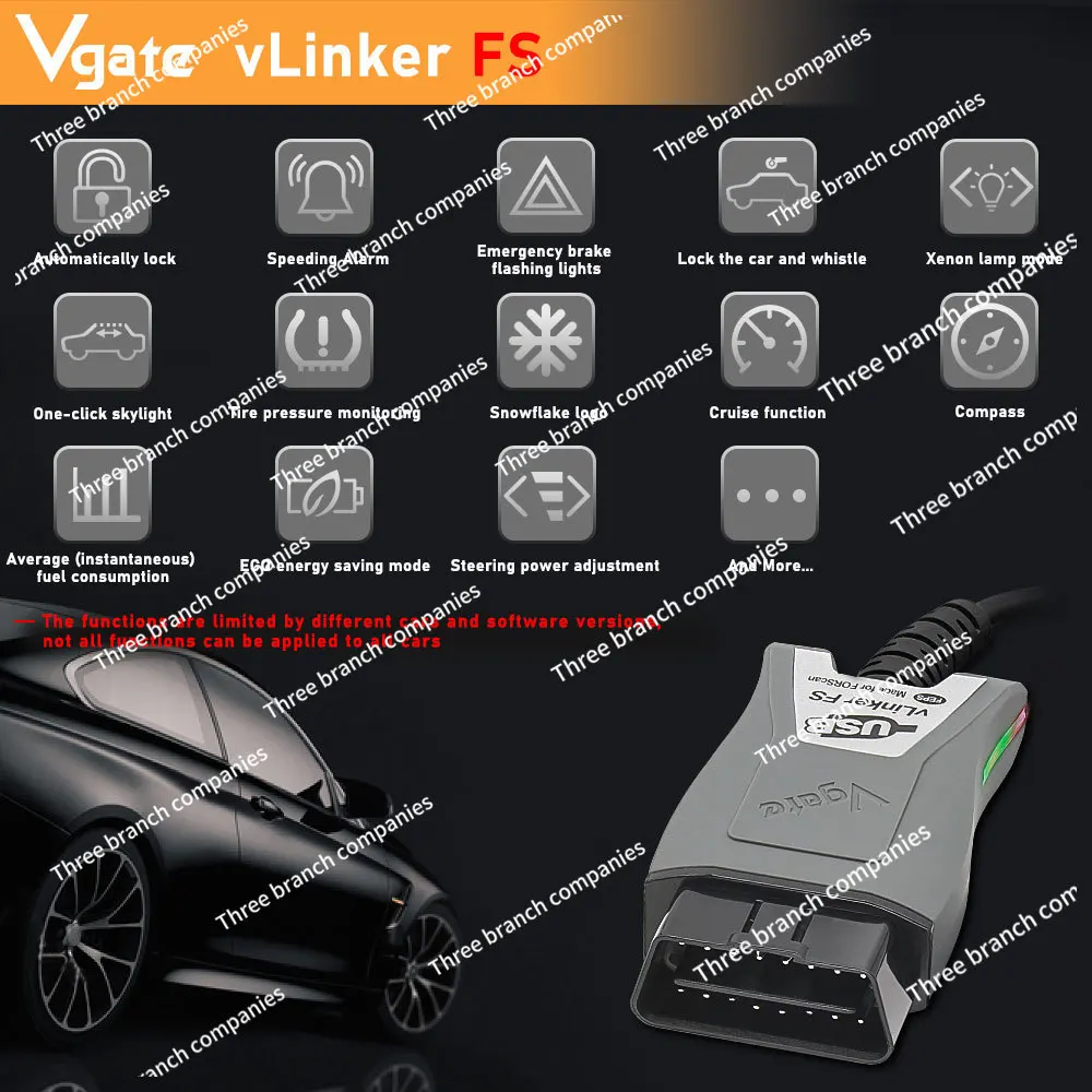 Vgate Vlinker FS ELM327 USB OBD2 Car Dia