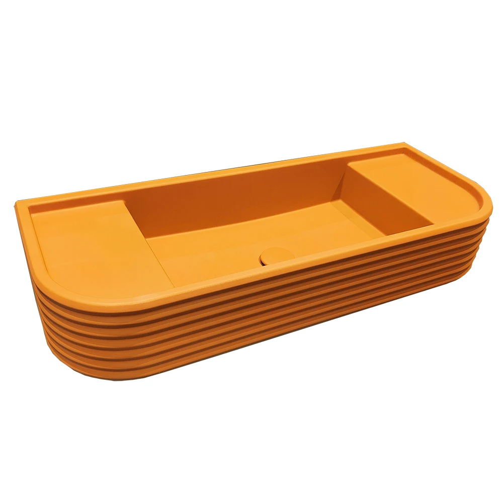 Handmade Modern Concrete Wall Hanging Basin New Design Cement Mini facial cleanser