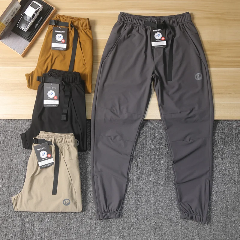 

Мужские повседневные брюки для улицы, серия 3D пошив, весенне-осенняя ветрозащитная рабочая одежда, длинные брюки для отдыха Qui Dry