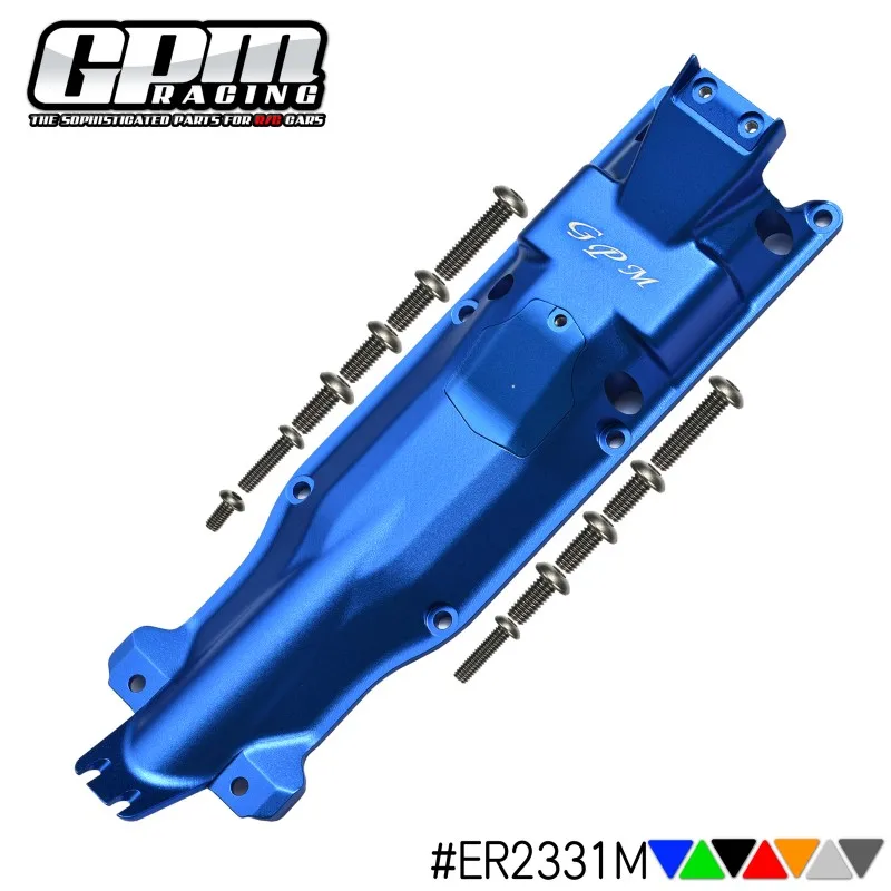 

GPM Aluminum 3D Skid Plate For Middle Of Chassis For TRAXXAS E-Revo 2.0 86086-4