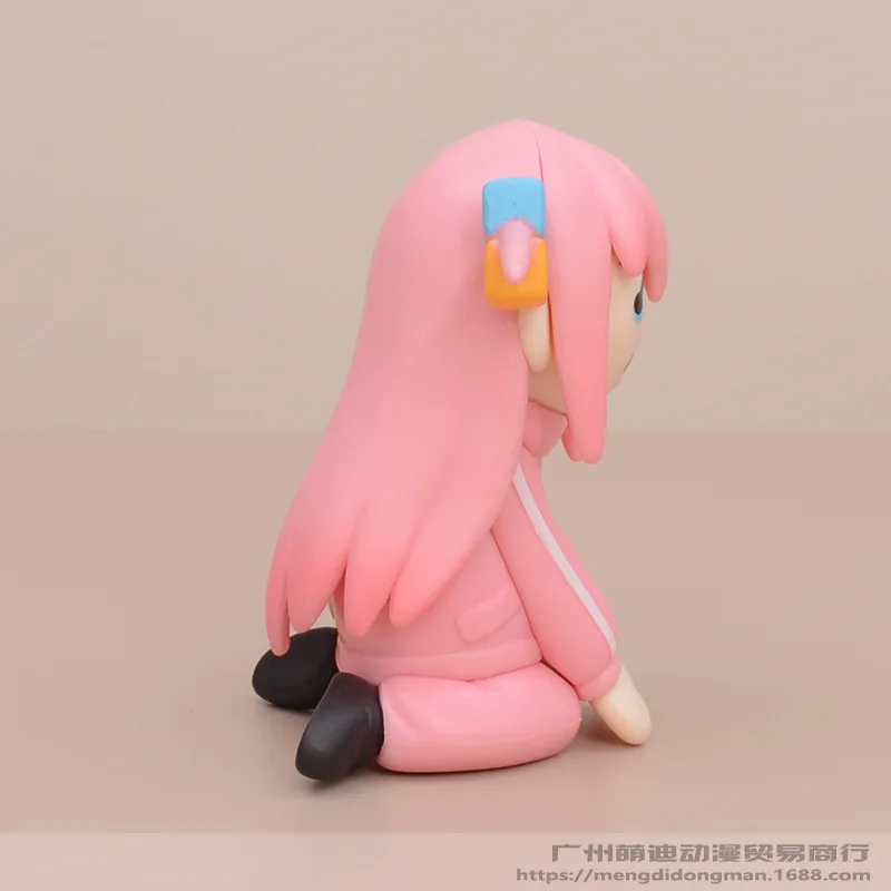 أنيمي بوتشي ذا روك! Gotoh Hitori q-version kawaii وضعية الجلوس عمل الشكل البلاستيكية نموذج اللعب دمية مكتب ديكور الهدايا #3