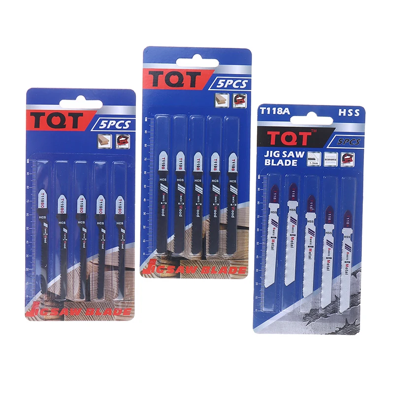 Double-Sided Jigsaw Blades Set Efficient Curved Cutting Saber Saw Blades for Wood Plastic DIYers Carpenters