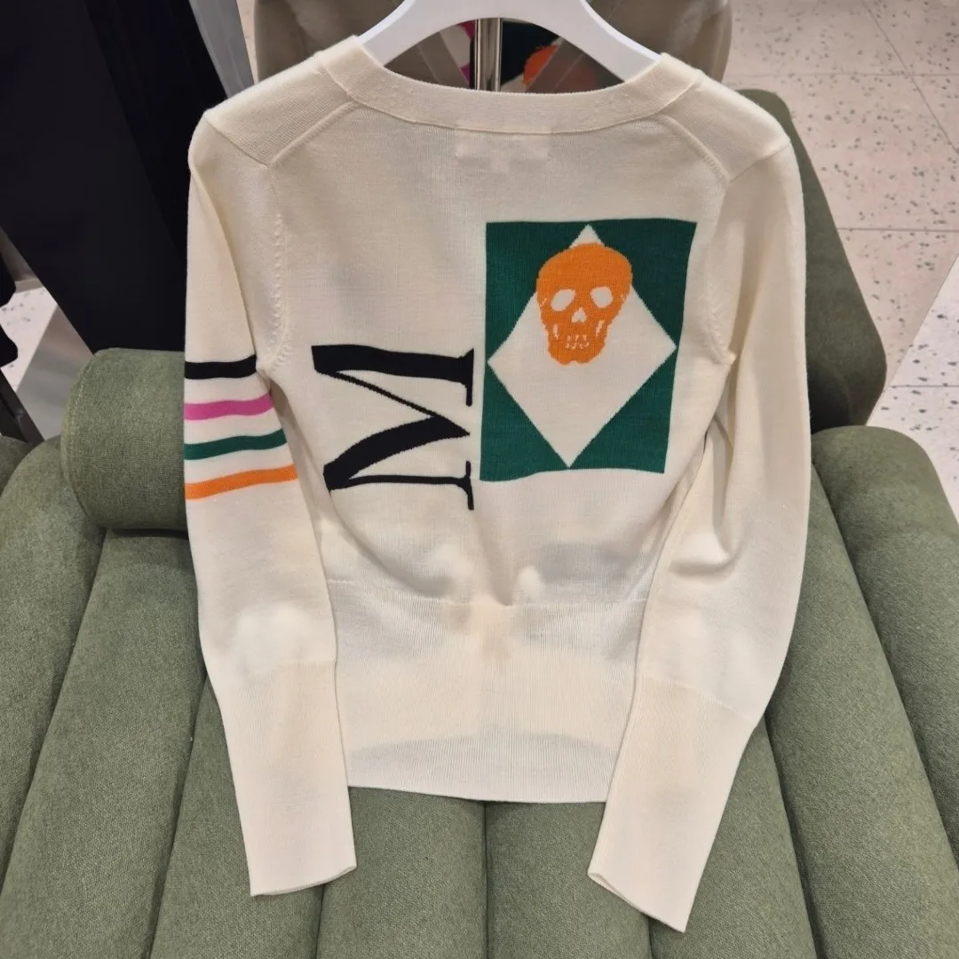 Women's Golf Cardigan 2026 Fall New Korean Style Wool Blend Lightweight Long Sleeve Elegant Youthful Trendy Soft Breathable