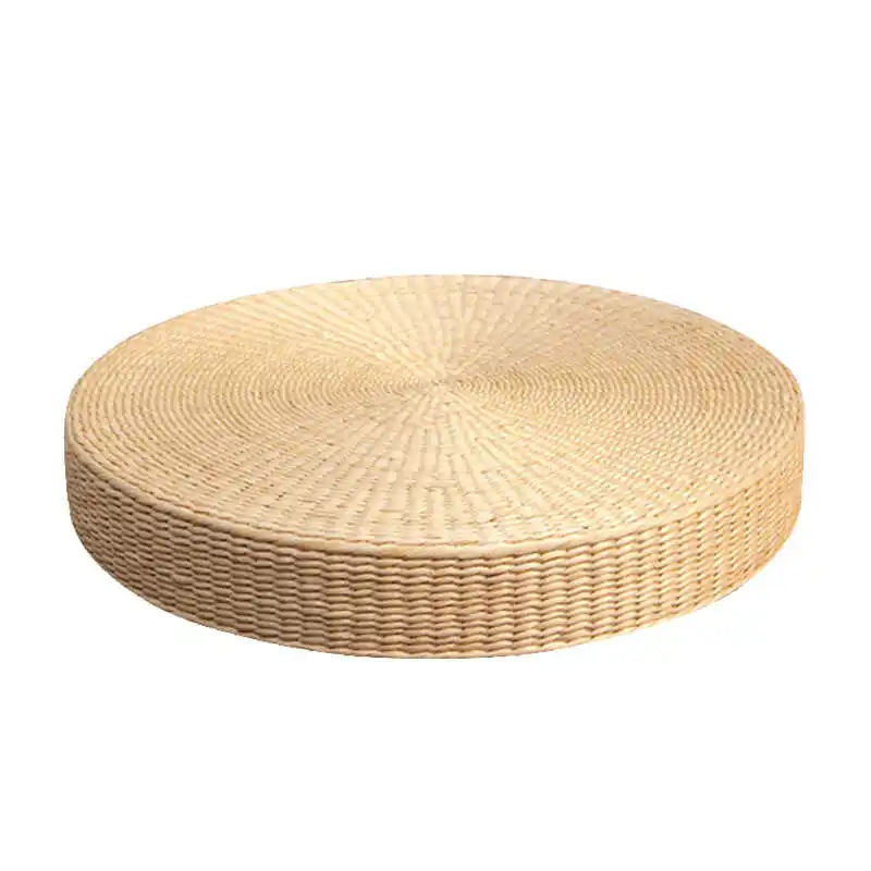 

Big futon seat cushion bay window circular kneeling and meditating tatami straw weaving thickened meditation