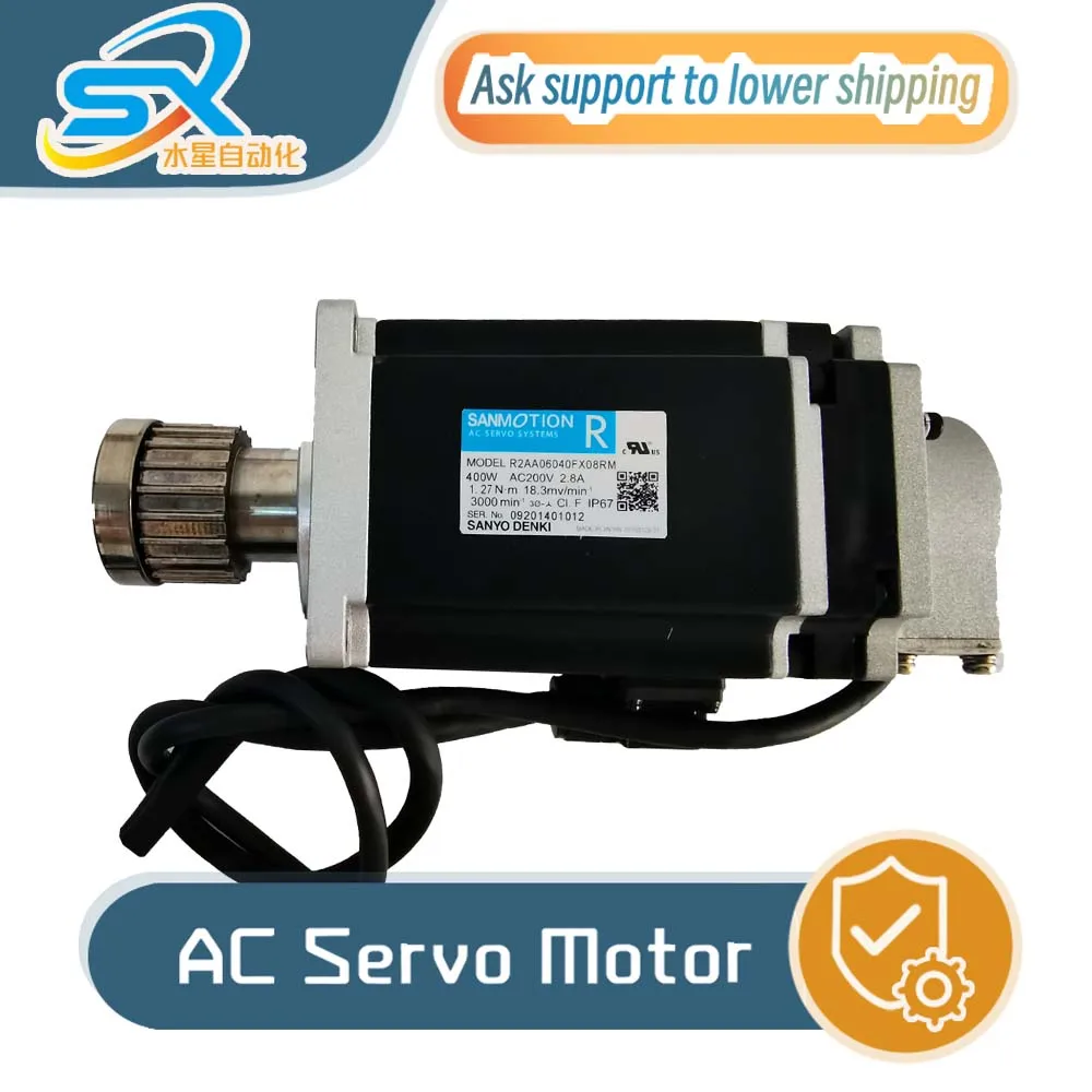 

SANYO DENKI AC Servo Motor R2AA06040FX08RM 400w for Industriall Automation