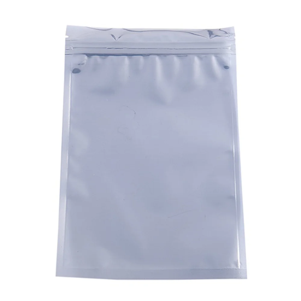 

EF-100Pcs Anti Static Shielding Zipper Closure Bag ESD Anti-Static Pack Bag For Instrument Chip Electronic Accessories