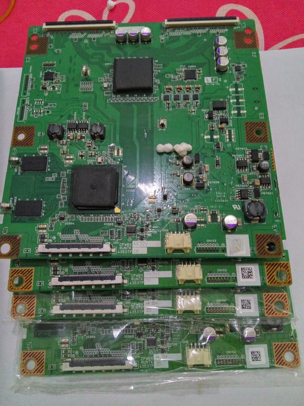 4353TP CPWBX RUNTK (ZA/ZB/ZC/ZD/ZE/ZZ) Logic board CPWBX4353TP RUNTK4353TP pls confrim Z? you need T-CON connect board