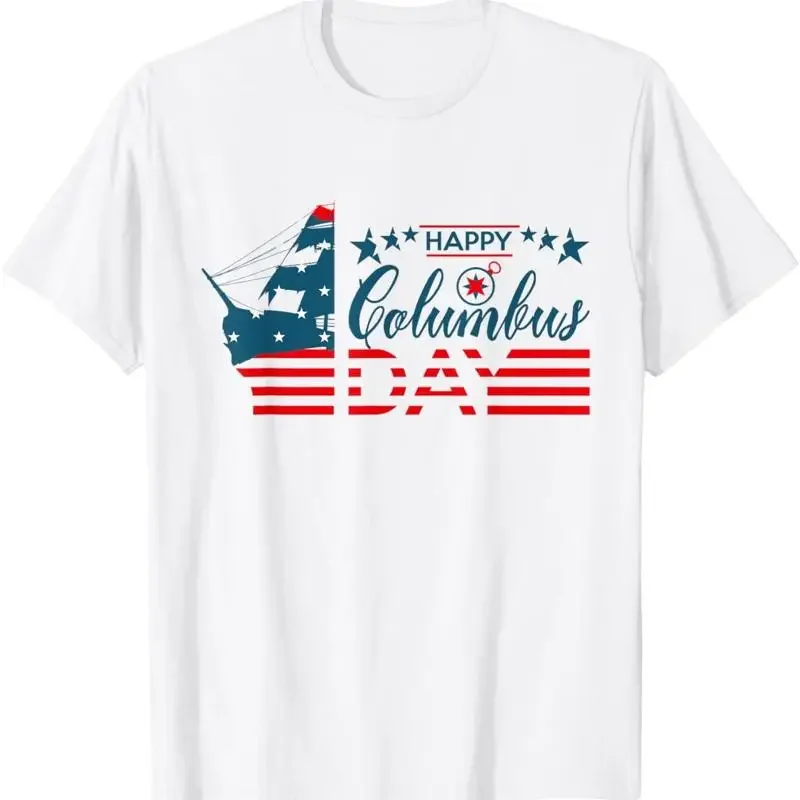 Happy Columbus Day Design T Shirt