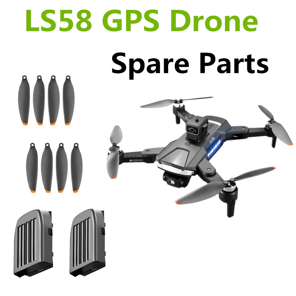 3.7V 3000mAh Original Battery Use For LS58 Drone Accessories Battery LS-58 Drone Part Propeller Blade