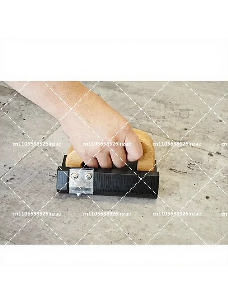 Floor Cutting Knife Wooden Handle PVC Carpet Trimmer Edge Tool for Sports Flooring Wall Covering Installation