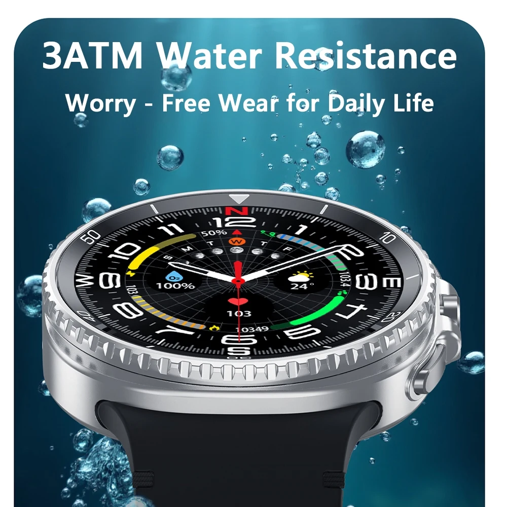 2025 Neue Uhr 8 klassische Smartwatch GPS Smart Watch Männer Frauen 1,43" AMOLED Uhr Ultra 3ATM Bluetooth Anruf Sport Smartwatches