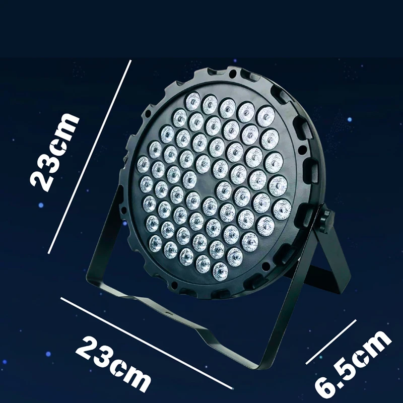 4 stuks 60 pixels full-color PAR-licht voor podium-, KTV-, bruiloft-, bar-, livestreaming-, feestzaal- en sfeerverlichting