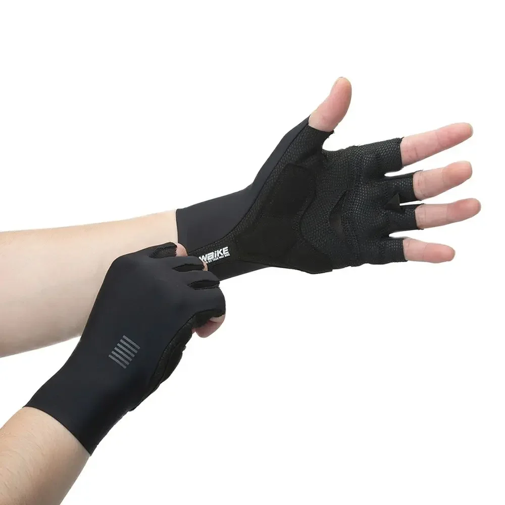 YKYWBIKE Cycling Gloves - MTB Bike Sports Half Finger Shockproof Gloves