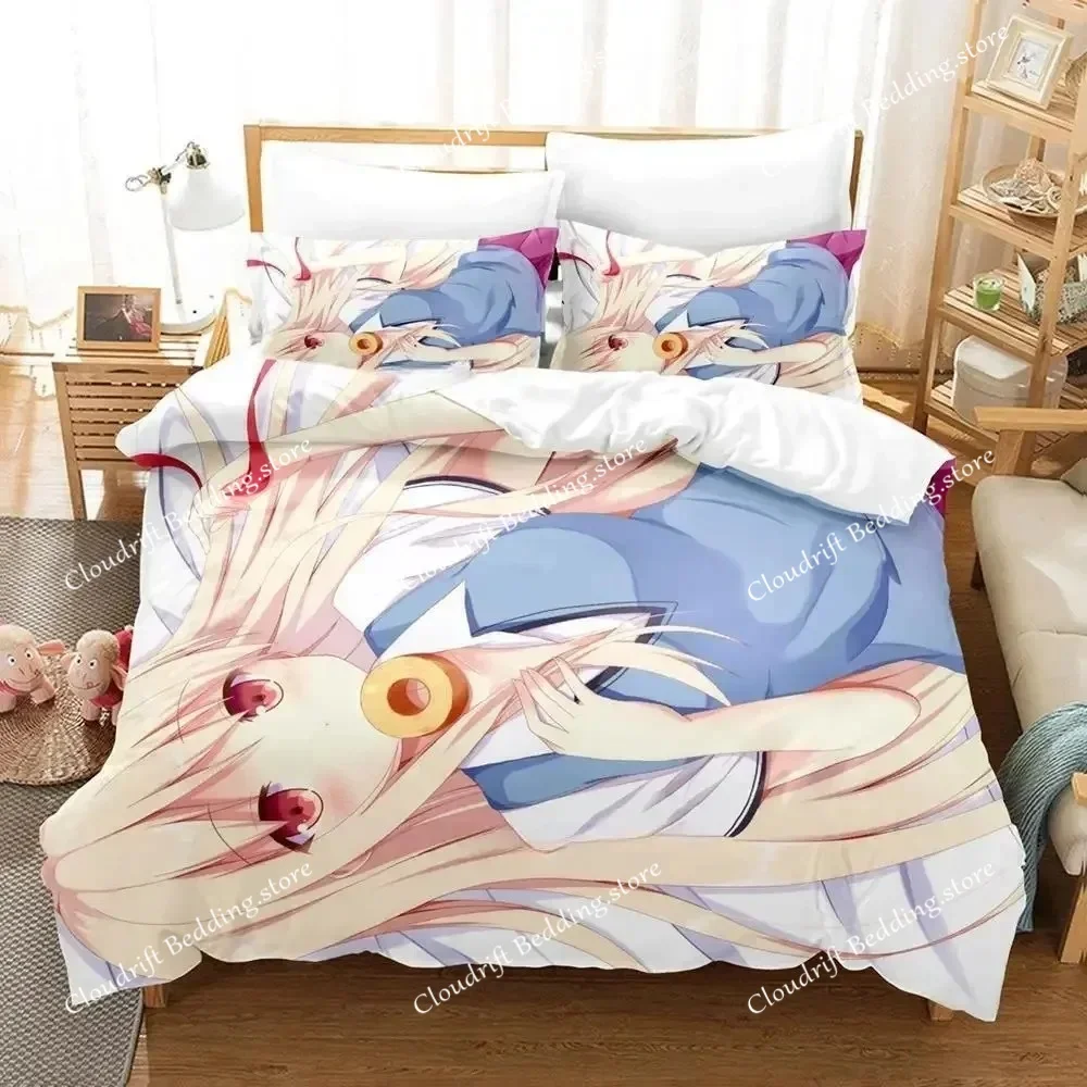 

New THE PET GIRL OF SAKURASOU Bedding Set Cartoon Anime three-piece set Adult Kid Bedroom Duvet cover Sets king size bed sets