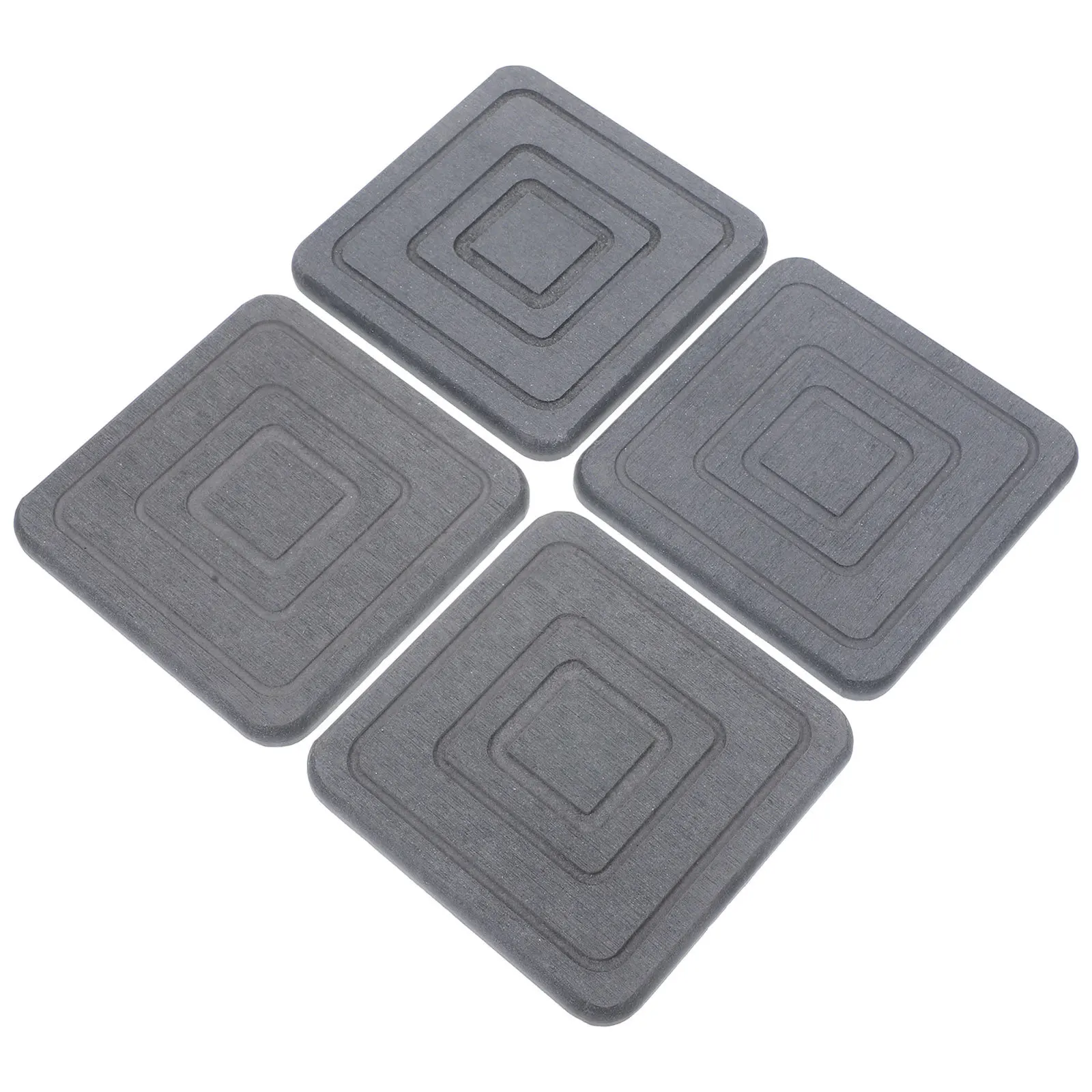 

4Pcs Diatomite Coaster Countertop Absorbent Mat for Cup Water Drain Non-Slip Kitchen Bathroom Soap Holder Flowerpot Pad Table