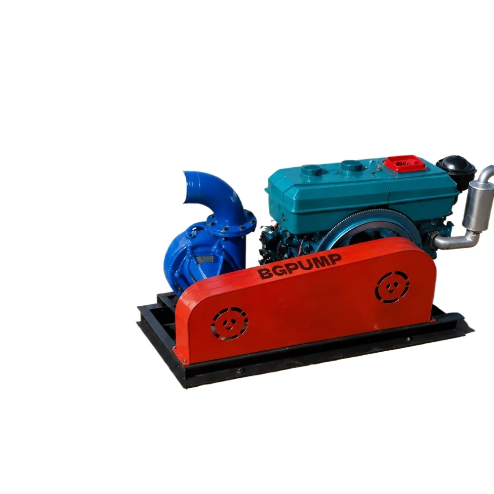 High pressure horsepower self-priming agricultural diesel engine water pump 3 4 6 8 0 inch agricultural irrigation nozzle