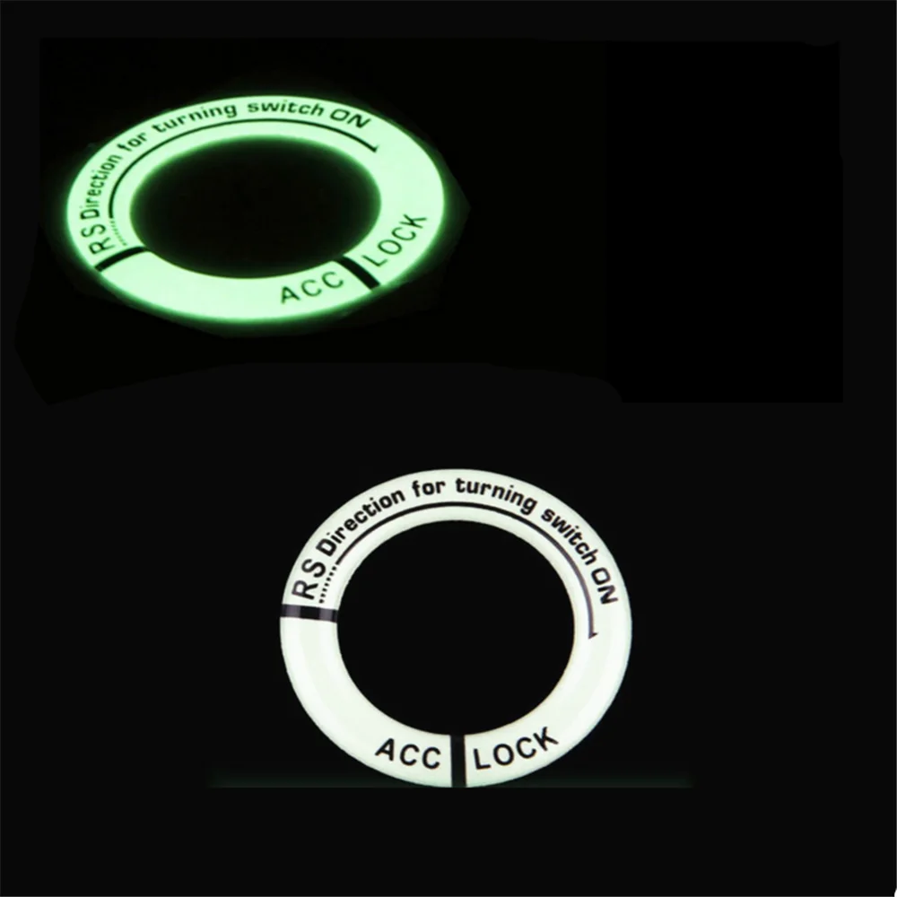 car 3D Gel Glow Key Ring Sticker for Toyota Corolla Yaris Tundra Tacoma RAV4 Aygo Avalon Auris