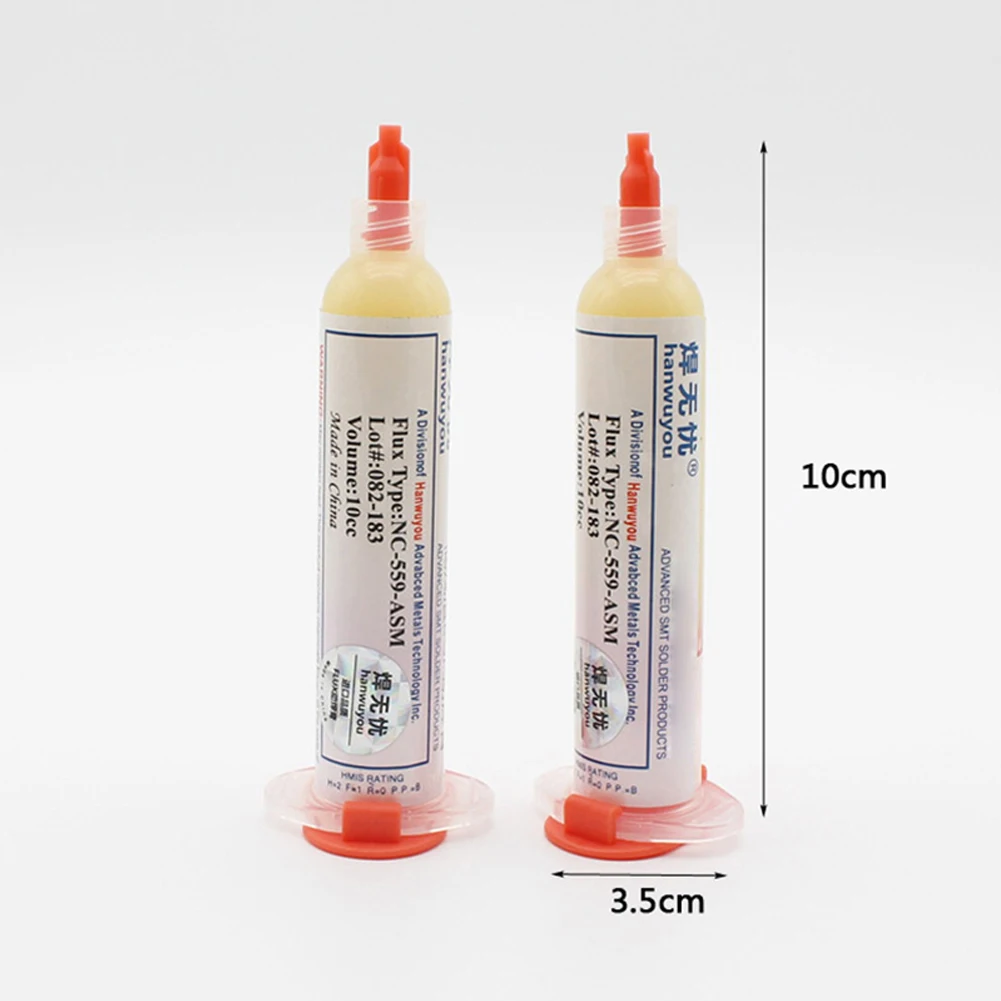 NC-559-ASM Löt paste No-Clean Tacky Gel Löt mittel Aste Schweißen Advanced Oil Flussmittel Fett 10cc Löten Reparatur paste Löten