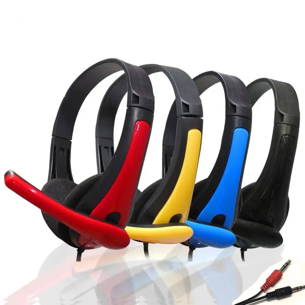 Clear Voice USB Wired Computer Headset with Noise Reduction Mic Perfect for Call Center Office School PC Gaming