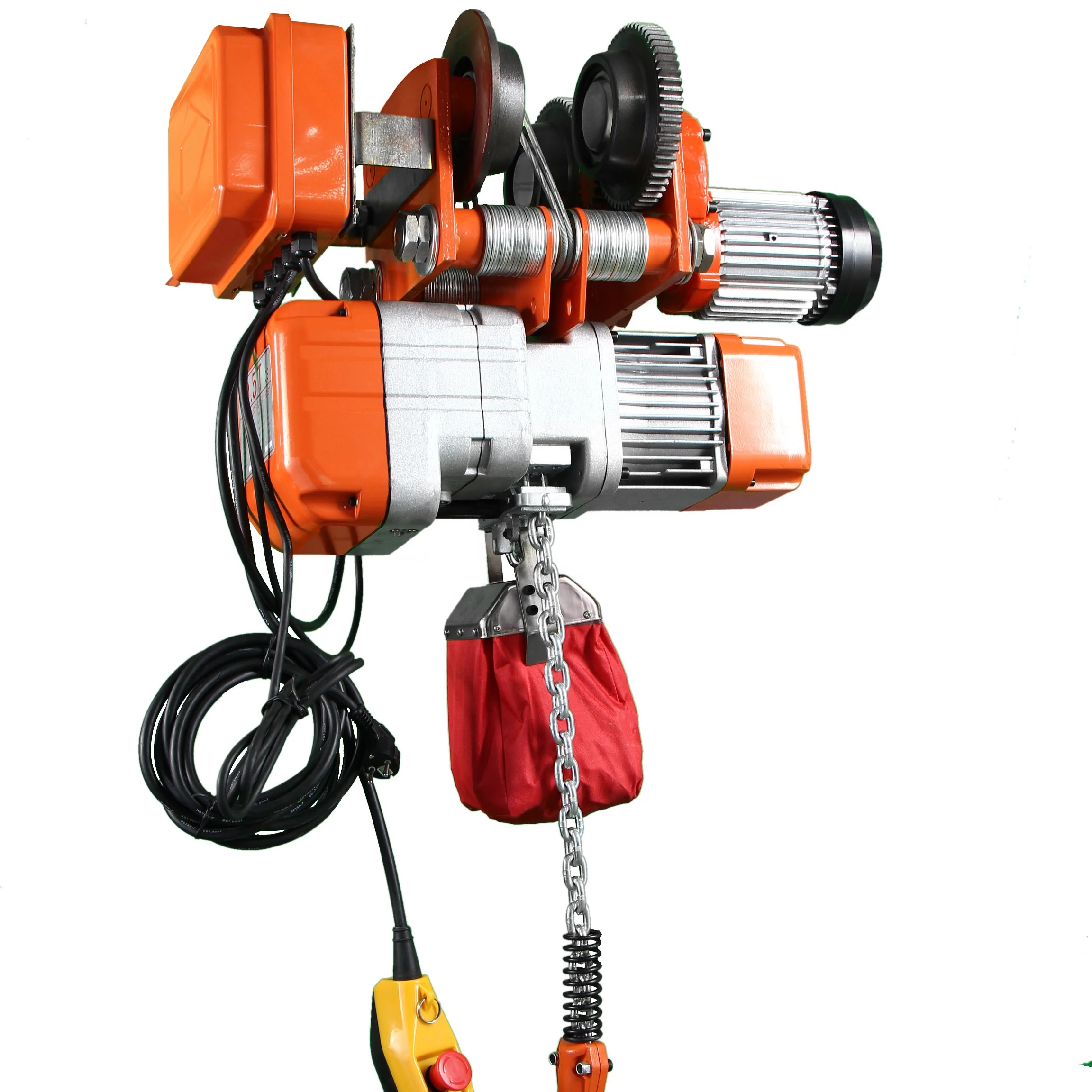 Chain Block with Trolley 1000kg Chain Lift Hoist Electric Mini Hoist