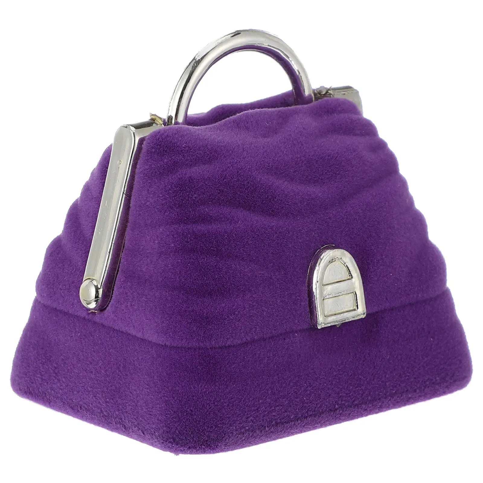 1pc Handbag Ring Box For Engagement Unique Jewelry Storage Case Valentine Gift Wedding Proposal Simulation Shape Holder Decor